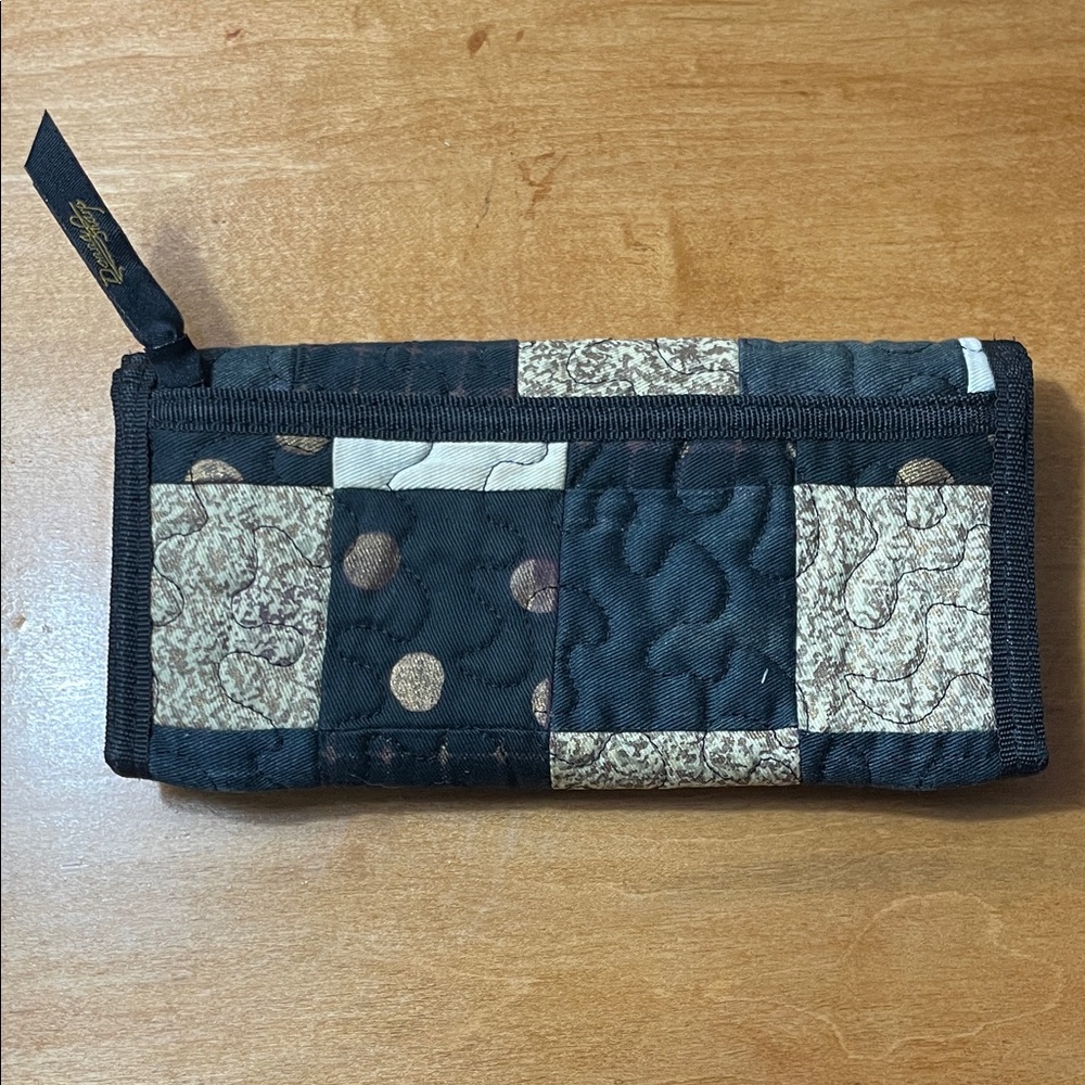 Donna Sharp Quilted Patchwork Bifold Wallet - Bro… - image 2